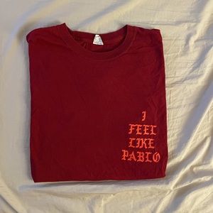 I Feel Like Pablo Tee Size Large - Kanye West Pablo Tour Merch